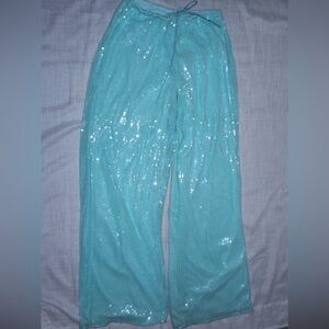 Sparkling Turquoise Pants MUSERA